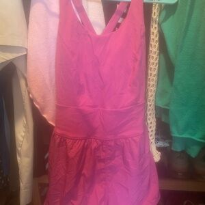 Avis pink athletic romper